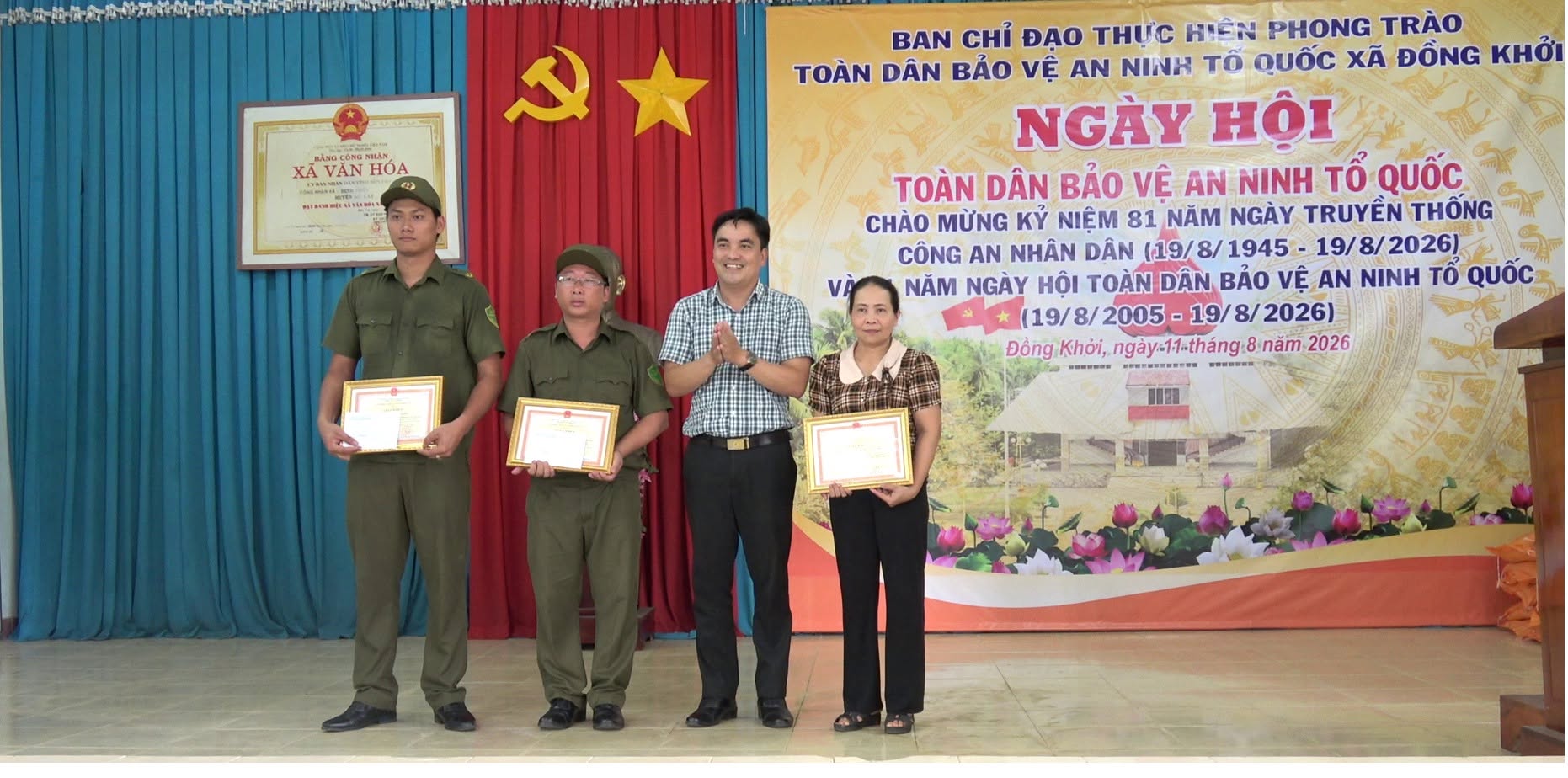 ĐỒNG KHỞI PHÁT HUY SỨC MẠNH NHÂN DÂN, GIỮ VỮNG AN NINH, TRẬT TỰ Ở CƠ SỞ