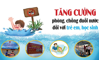 Xã Đồng Khởi tăng cường phòng, chống tai nạn thương tích và đuối nước trẻ em trong mùa mưa bão