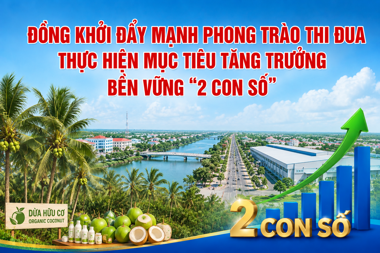 ĐỒNG KHỞI QUYẾT TÂM THỰC HIỆN THẮNG LỢI MỤC TIÊU TĂNG TRƯỞNG BỀN VỮNG “2 CON SỐ”
