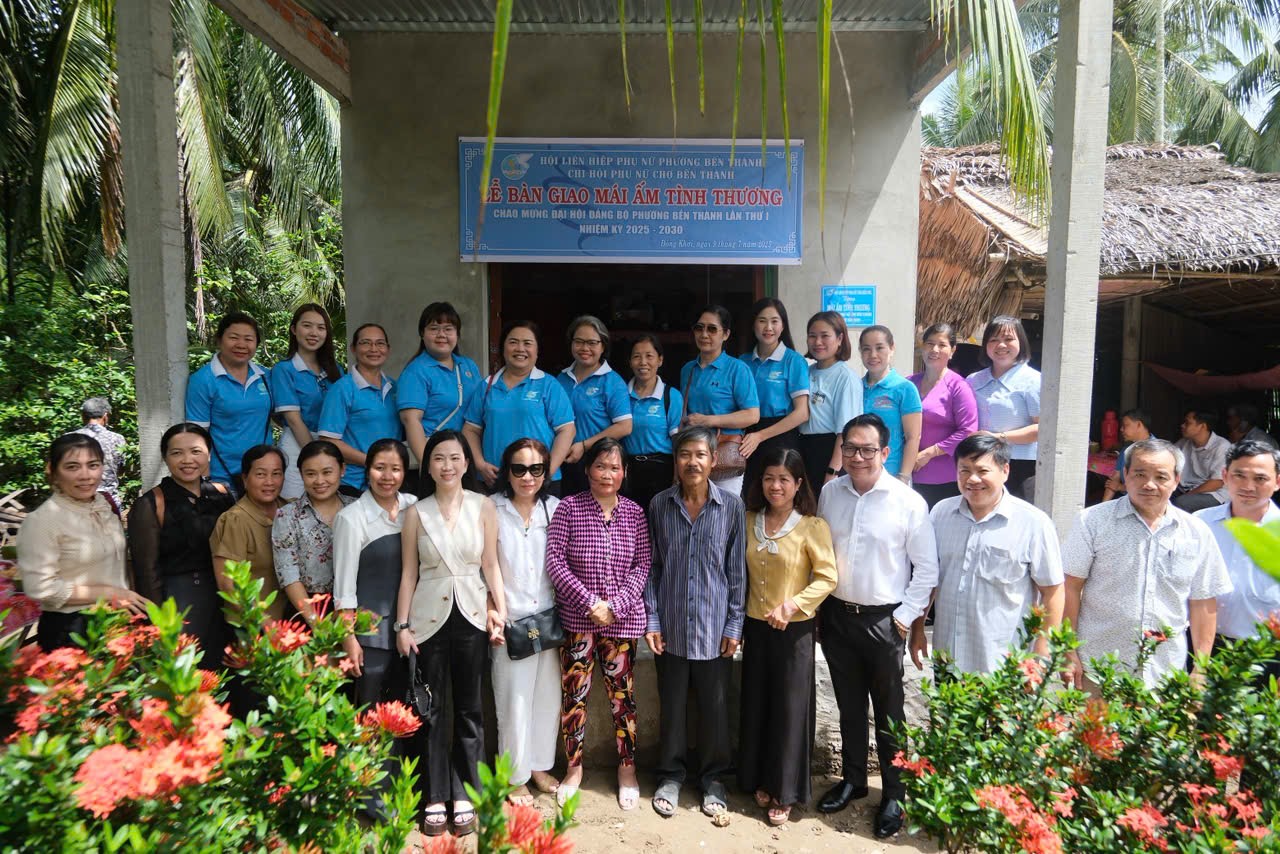 Xã Đồng Khởi: Bàn giao “Mái ấm tình thương” tại ấp An Thới
