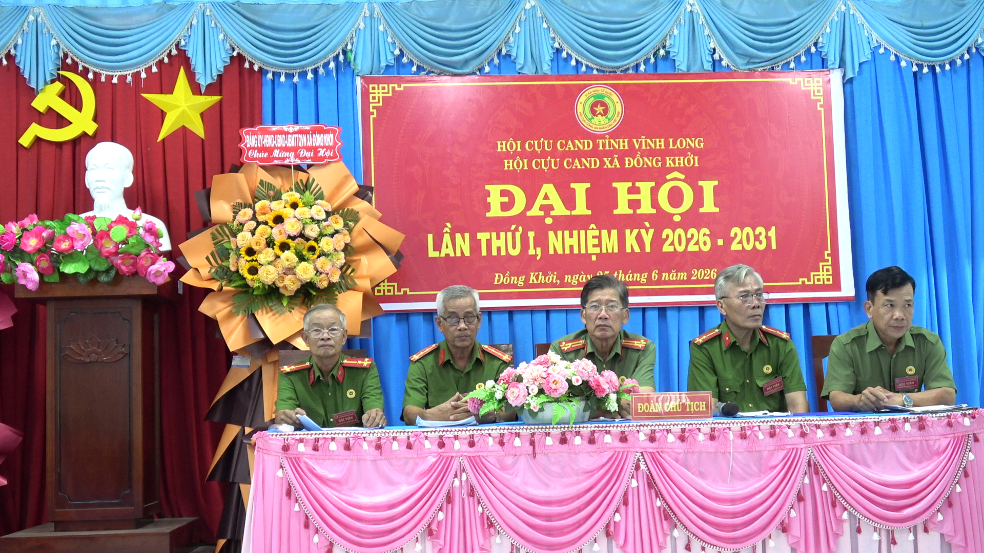 Đại hội Hội Cựu Công an Nhân dân xã Đồng Khởi nhiệm kỳ 2026 – 2031 thành công tốt đẹp
