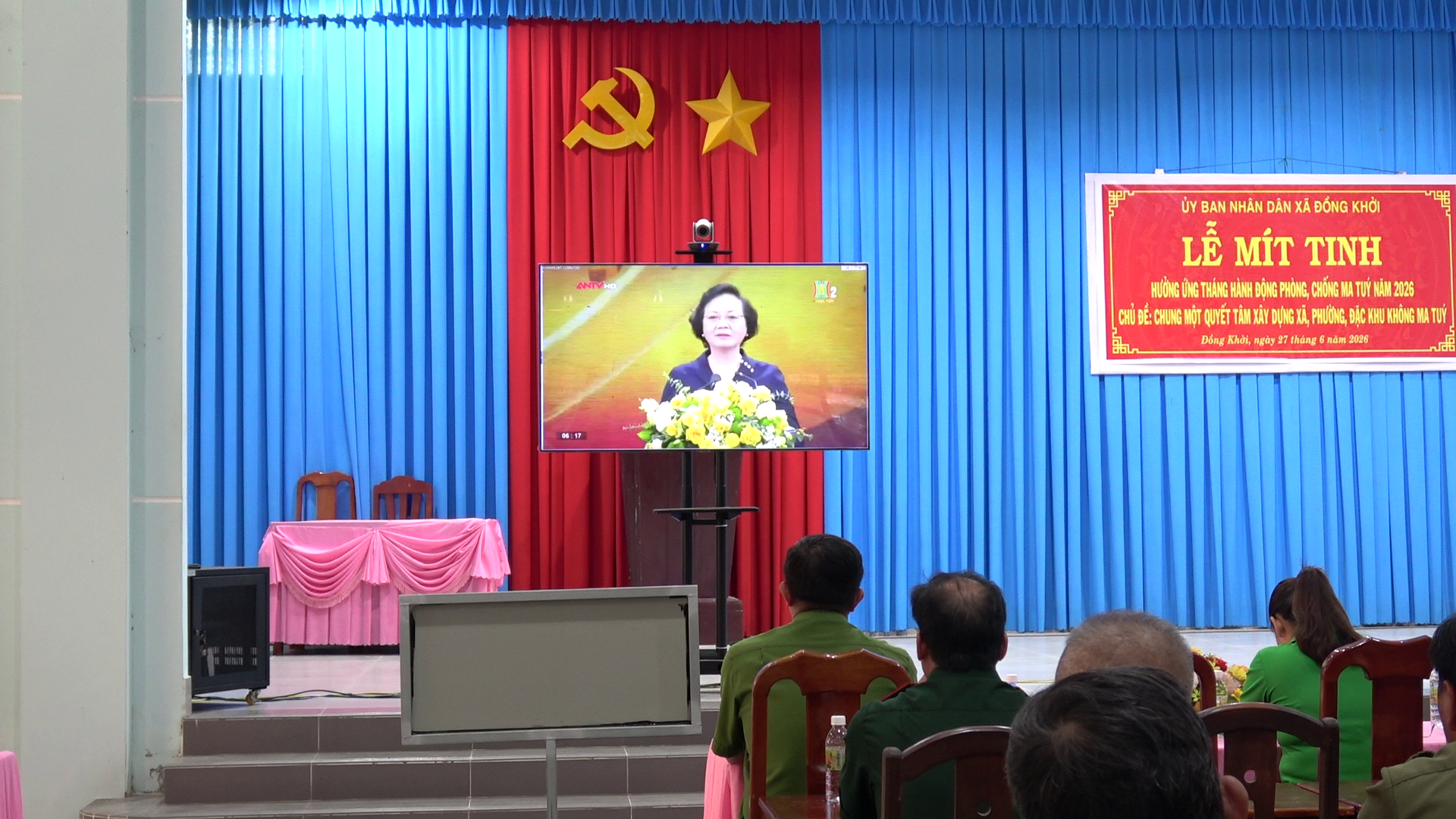 Công an xã Đồng Khởi giữ vững ổn định an ninh trật tự trên địa bàn