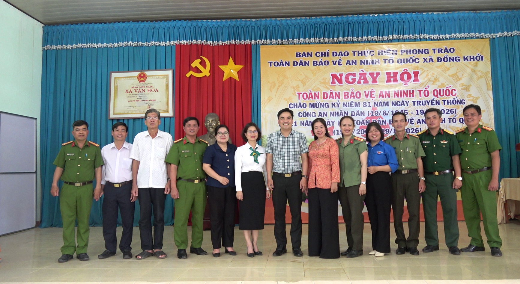ĐỒNG KHỞI TỔ CHỨC NGÀY HỘI TOÀN DÂN BẢO VỆ AN NINH TỔ QUỐC