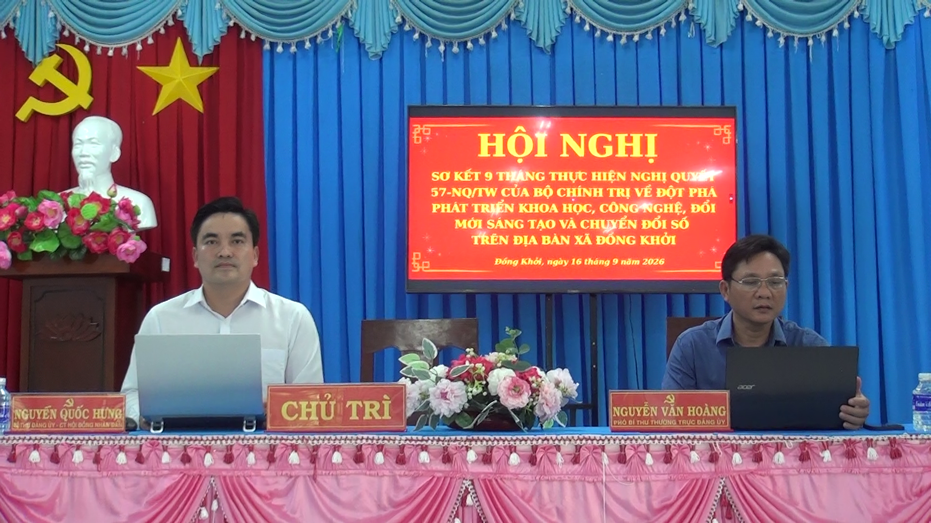 ĐỒNG KHỞI: SƠ KẾT 9 THÁNG THỰC HIỆN NGHỊ QUYẾT SỐ 57-NQ/TW